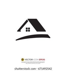 Pictograph of house for icon, logo and identity designs