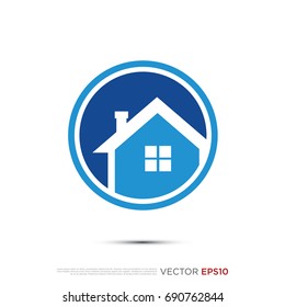 Pictograph of house for icon, logo and identity designs