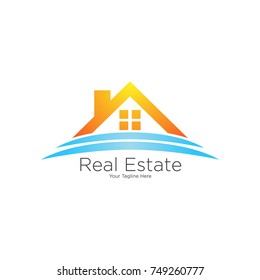 Pictograph of house for icon, logo and identity designs  vector Logo Design Template illustration