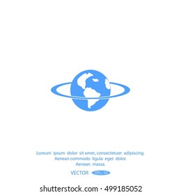 pictograph of icon earth