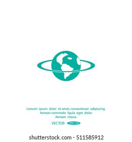 pictograph of icon earth