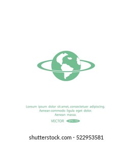 pictograph of icon earth