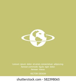 pictograph of icon earth