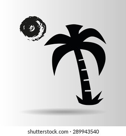 Pictograph of island