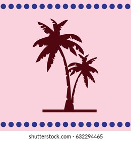 Pictograph of island