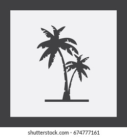Pictograph of island