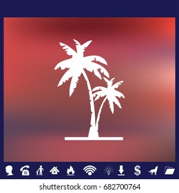 Pictograph of island