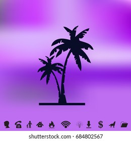 Pictograph of island