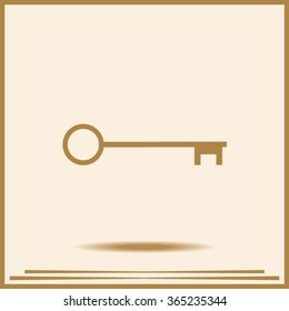 Pictograph of key