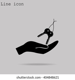 Pictograph of key