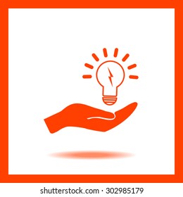 Pictograph of light bulb