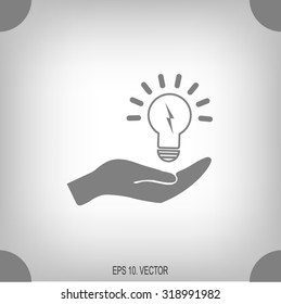 Pictograph of light bulb