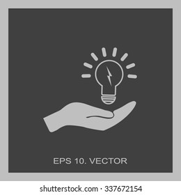 Pictograph of light bulb