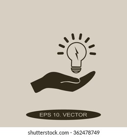 Pictograph of light bulb