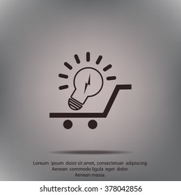 Pictograph of light bulb