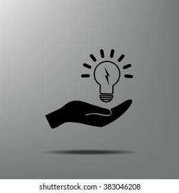 Pictograph of light bulb