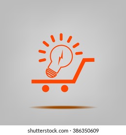 Pictograph of light bulb