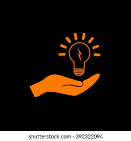 Pictograph of light bulb