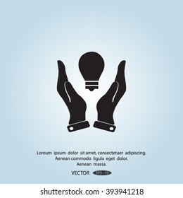 Pictograph of light bulb