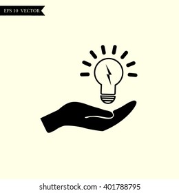 Pictograph of light bulb