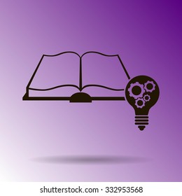 Pictograph of light bulb and catalog