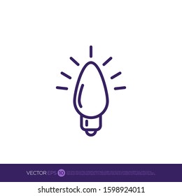Pictograph of lights for template logo, icon, and identity vector designs.