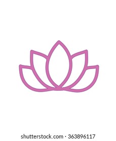 Pictograph of lotus