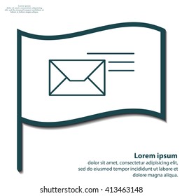 Pictograph of mail
