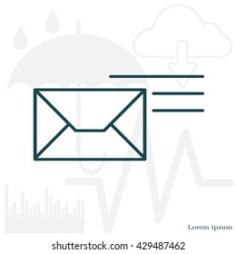 Pictograph of mail