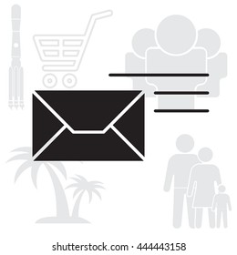 Pictograph of mail