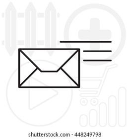 Pictograph of mail