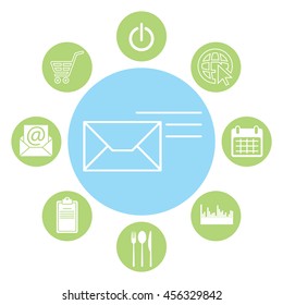 Pictograph of mail