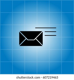 Pictograph of mail. vector illustration