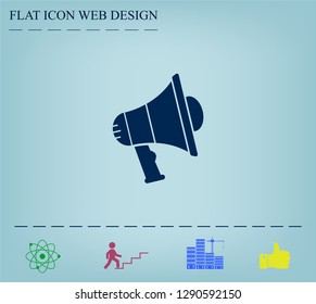 Pictograph of megaphone