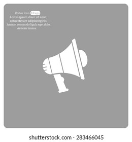 Pictograph of megaphone