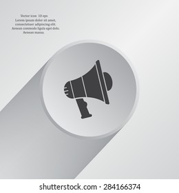 Pictograph of megaphone