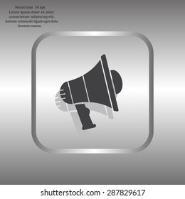 Pictograph of megaphone