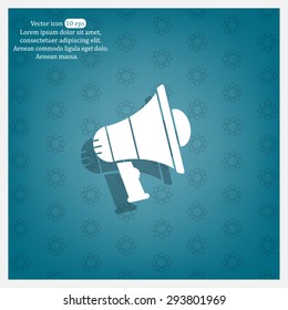 Pictograph of megaphone