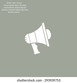 Pictograph of megaphone