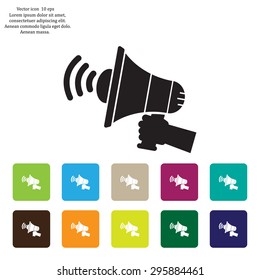 Pictograph of megaphone