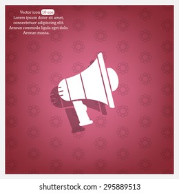 Pictograph of megaphone