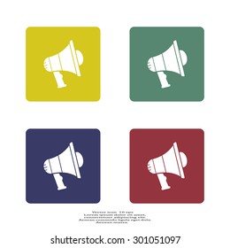 Pictograph of megaphone