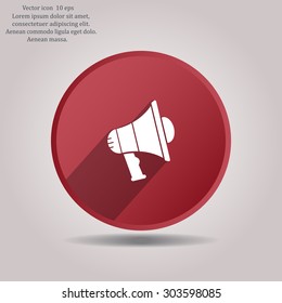 Pictograph of megaphone