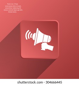 Pictograph of megaphone
