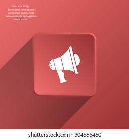 Pictograph of megaphone