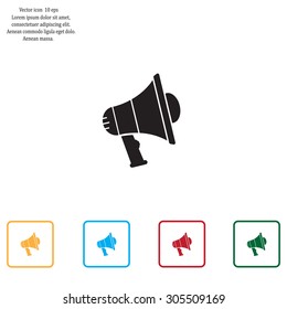 Pictograph of megaphone