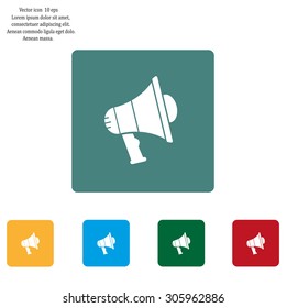 Pictograph of megaphone
