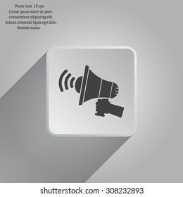 Pictograph of megaphone
