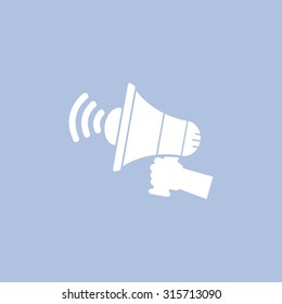 Pictograph of megaphone