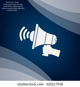 Pictograph of megaphone